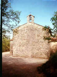Vista posteriore della cappella