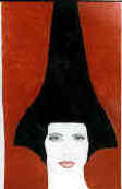 "Volto rosso nero bianco"